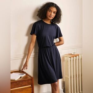 Boden Flutter Sleeve Jersey Dress